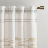 Oversize Ruffle White Window Curtain