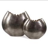 Baniff Jagged Edged Disc Vase- Large