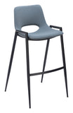 Desi Barstool (Set of 2) Azure Gray