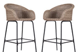 ZENRO Outdoor Barstool - Set of 2