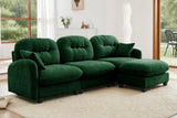 MOLLY 107" 3 Seater Sofa with 1 Ottoman