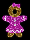 6 FT X 5 FT Gingerbread Girl LED Photo Op