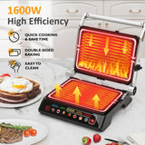 1600W 3-in-1 Indoor Grill & Griddle