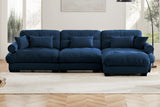 CLOUDIES 134" 3 Seater Sofa with 1 Ottoman