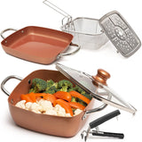 Moss & Stone 6-Piece Copper Chef Cookware Set