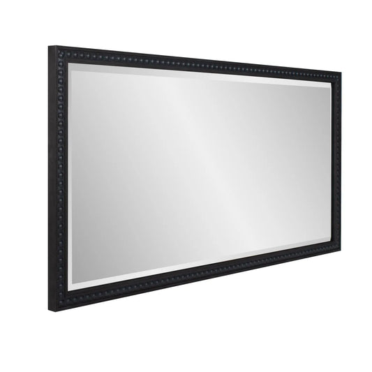 Beaded Dressing Mirror - Black