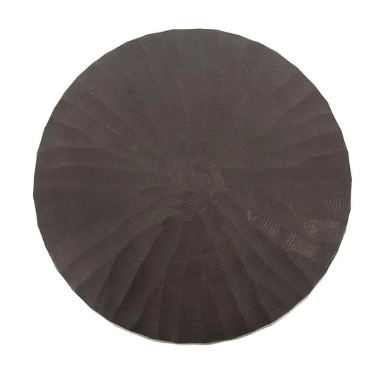 Chiseled Aluminum Graphite Martini Table