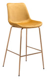 Tony Barstool Yellow & Gold