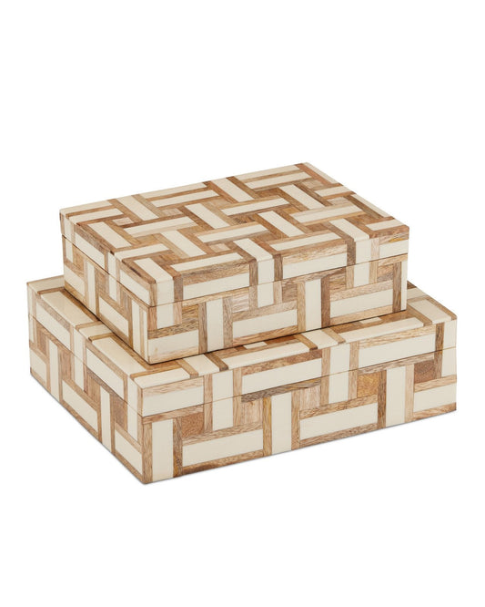 Aarna Cream Box Set of 2