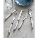 Wholesale Laguiole 20pc 18/10 Stainless-Steel Flatware, Pearl White