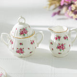 Grace Teaware Rose Bud Mini Sugar & Creamer Set