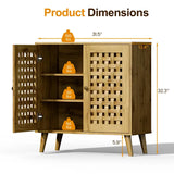 Wholesale Accent Cabinet with Doors Set of 2, Entryway Cabinet