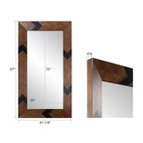 Sierra Wooden Point Mirror