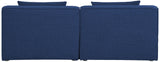 Cube - Linen Modular 2 Seat Armless Sofa