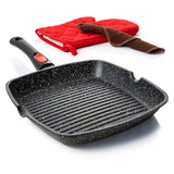 Moss & Stone 11in Nonstick Square Grill Pan