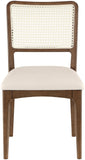 Atrium - Upholstered Seat Dining Chair With Brushed Brown Base (Set of 2)