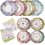 Tea Time Party Tableware Set for 16 Guests