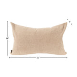 Komodo Sand Poly Filled 14x22 Pillow