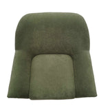 Curved-Back Modern Accent Chair, Green*