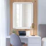 Joelle Mirror- Matte White