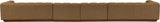 Modari - Sectional - Brown