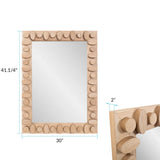 Robin Baron Winfield Wooden Rectangular Vanity Mirror