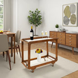 Rectangle Entertainment Bar Cart