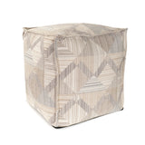 Prisma Natural Square Pouf