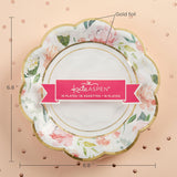 Brunch Floral 7 Inch Paper Plates Set of 16
