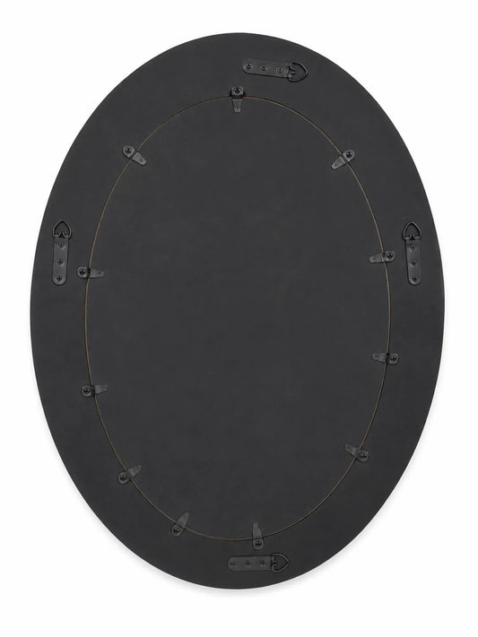 Raffea Oval Tan Accent Mirror