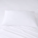 Sheet Set with Side Storage Pockets, White