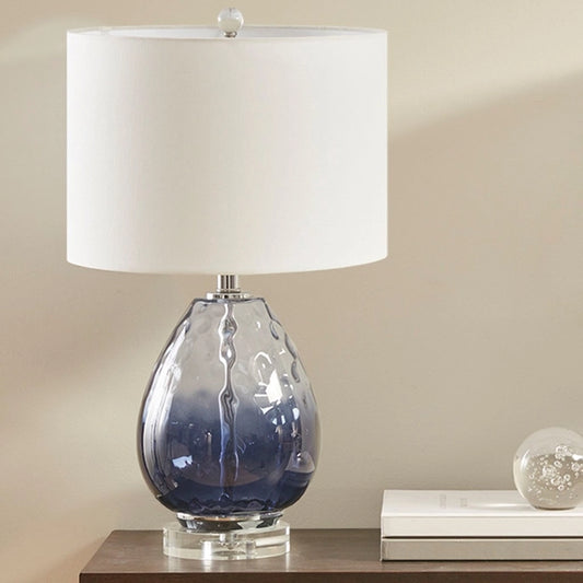 Blue Gradient Glass Table Lamp