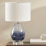 Blue Gradient Glass Table Lamp