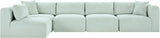 Shaggy - 5 Piece Modular Sectional