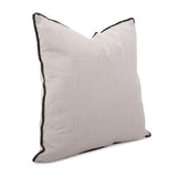 24 x 24 Outdoor Pillow with Dec Cord- Seascape Sand- Poly Insert