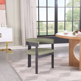 Romeo - Faux Leather Dining Chair With Black Base (Set of 2)