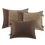 Lodge Cabin Microsuede 6-Piece Daybed Cover Set, Brown