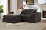 ZORVA 78" Loveseat with 1 Ottoman