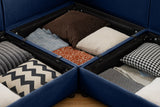 HARMONY 75" Loveseat with 2 Ottomans
