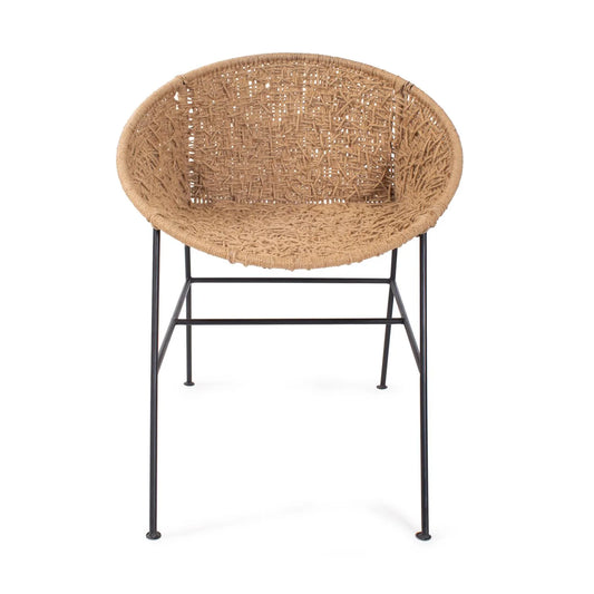 Escobedo Scoop Jute Chair