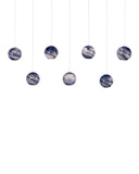 Palatino 7-Light Linear Multi-Drop Pendant