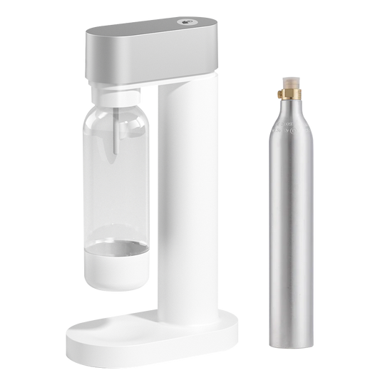 Sodafizz Aerated Beverage Maker, Soda Maker Machine for Home Carbonating (White)