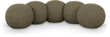 Apollo - Boucle Fabric Bench