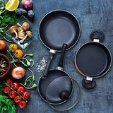 Moss & Stone 4-Piece Copper Nonstick Cookware Set