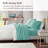 Jersey Knit All Season Sheet Set, Teal