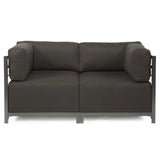 Axis 3pc Sectional Seascape Charcoal Titanium Frame