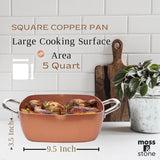Moss & Stone 6-Piece Copper Chef Cookware Set