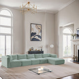 Shaggy - 5 Piece Modular Sectional With Chaise