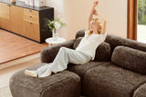 MELLOW 149" 4-Seater Sofa with 1 Ottoman