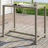 Outdoor Aluminum Patio Bar Table – Prep & Serving Station